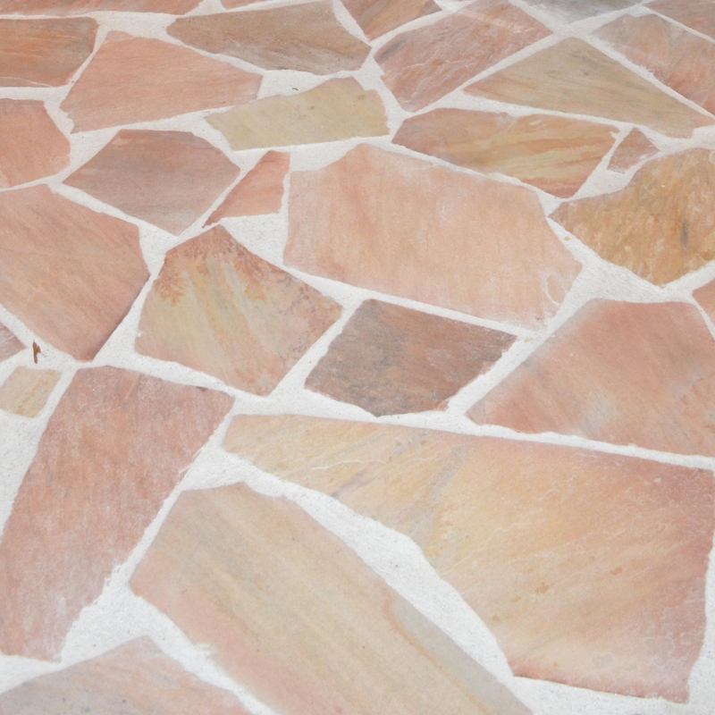 Opus Incertum Quartzite rose Opus Incertum